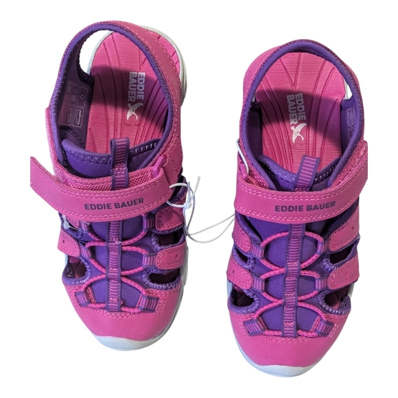 Eddie Bauer Kids Pink and Purple Sandals. Size 3. - Picture 1 of 6